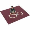 Carpets For Kids Rug, Anti-static, Nylon, KIDplyBack, Rect, 7ft 6inx12ft , Cranberry CPT2176810